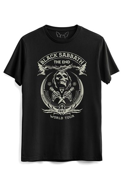 Alfa Tshirt Tricou negru Black Sabbath