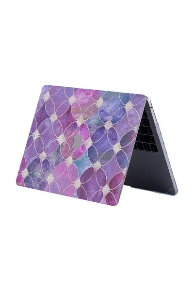 Mcstorey MacBook Pro Kılıf M1 M2 13.3inç Uyumlu | Sert Kılıf | A1706 A1989 A2251 A2289 A2338 | Flower04