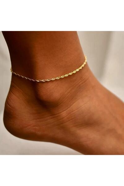 Erer Gümüş Gümüş Singapur Model Zincir Halhal