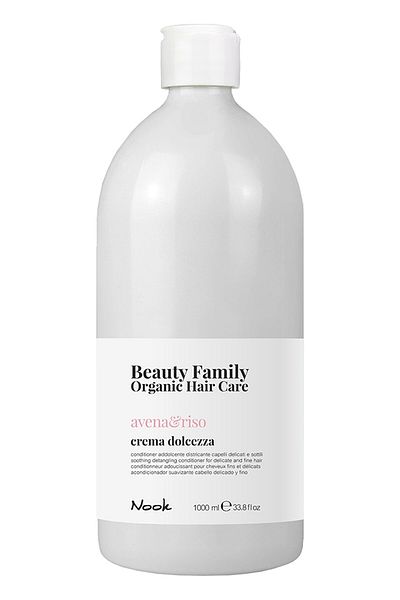 Nook 1000 ml Cream - for Fine String and Sensitive Hair (Vegan) Beauty Family