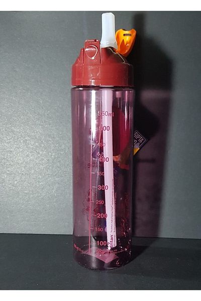 SEYFİKİRTASİYE Amazon Tritan Patterned Flask with Straw 630cc