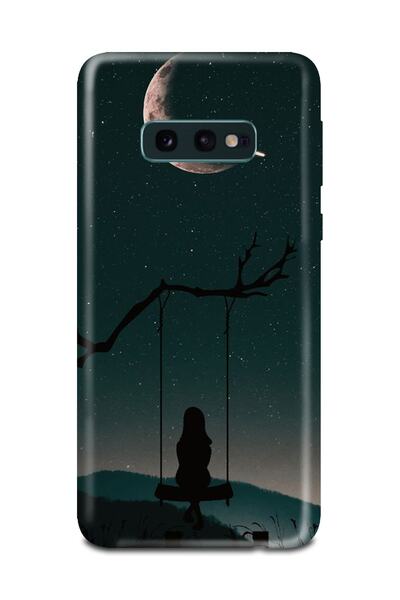 PERAX Samsung Galaxy S10e Salıncakda Sallanan Kız Temalı Telefon Kılıfı Smsng...