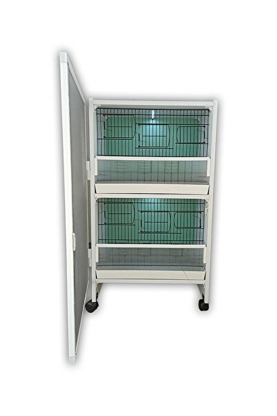 İstanbul Kafes - Pm02 Pvc Dolap, Kanarya Üretim Kafesi, Kanarya Kafesi - Kuş Dolabı (MONTAJLI KURULU GÖNDERİM)