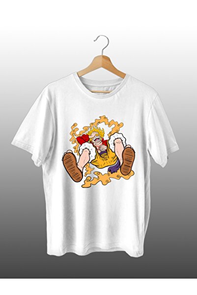 mubay design Unisex anime One Piece Gear 5 majica sa ikonikom smeha Monkey D....
