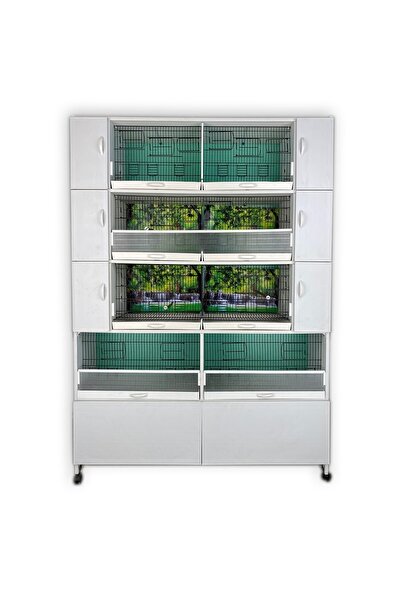 İstanbul Kafes - Model M08ysy Pvc Kafes - Sağ Sol Yuvalıklı (MONTAJLI KURULU GÖNDERİM)