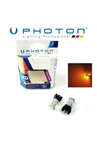 Fardoktoru Pw24w Turuncu Led Gündüz Farı Oto Ampulü Photon