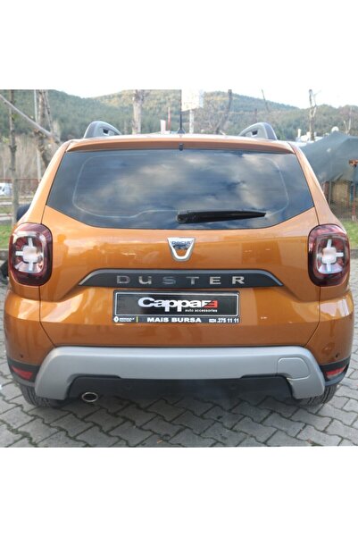 Cappafe Dacia Duster Arka Koruma Difüzör Büyük Model Mat Gri 2018->