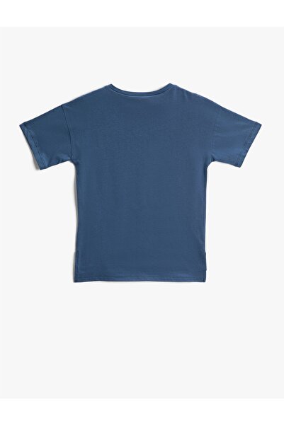 Koton Camp Cretaceous Dinosaur Nyomtatott póló Jurassic World Licensed Cotton