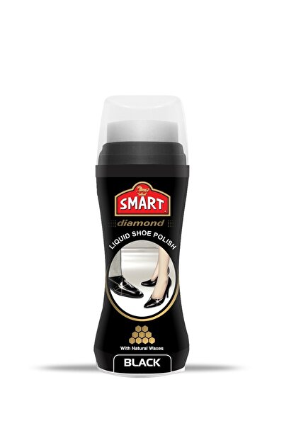 Smart Dıamond Likit Deri Ayakkabı Boyası Bakım Jelli Siyah 75 ml