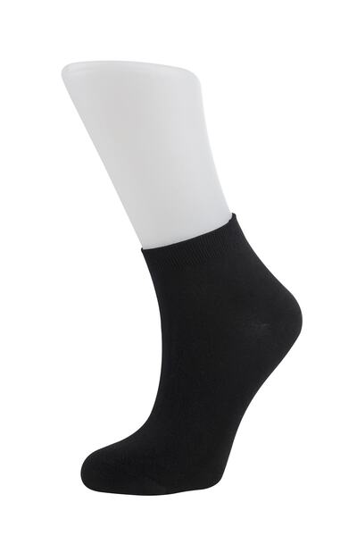 Moyra Socks جوارب نسائية سوداء ناعمة - 6 أزواج مودال