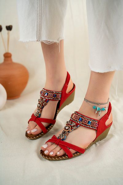 Khayt Angelina Anatomical Fashion Stoned Daily Women's Sandals