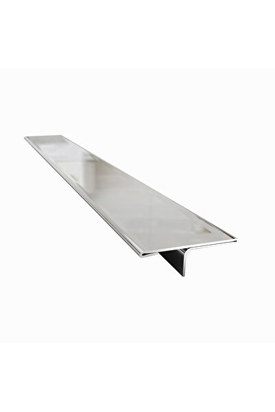 ICG GROUP (LİVAGARDEN) Paslanmaz Çelik Parke Çıtası T Geçiş 90 Cm Ayna