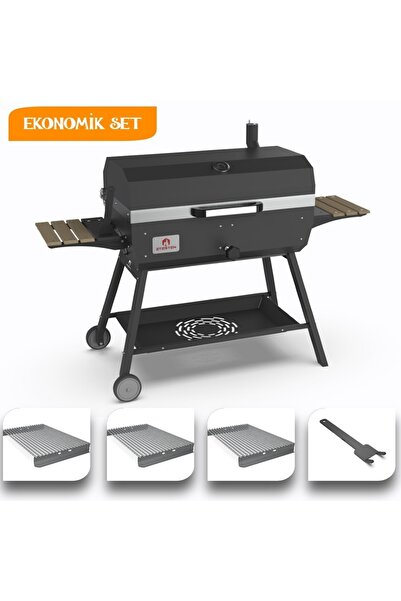 Ateşten Maxi Barbekü Mangal - Ekonomik Set