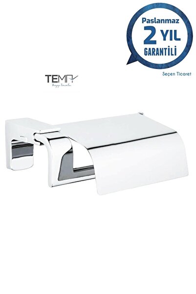 Tema Paslanmaz Çelik Premium Kapaklı Tuvalet Kağıtlık