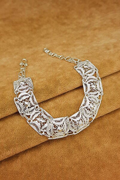 Güzel Gümüşçülük 925 Ayar Gümüş Mardin Midyat Yöresel Telkari El Işçiliği Kad...