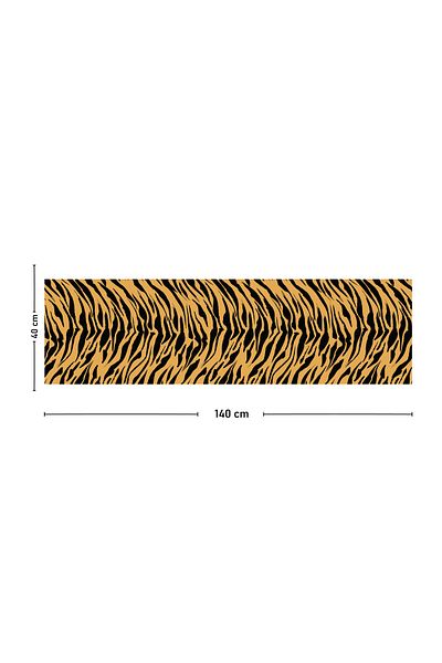 Vagonik Пътека с дигитален печат с тигров мотив 140x40