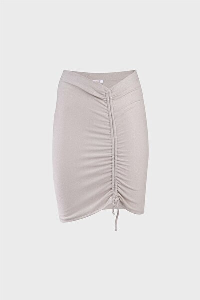 AQUELLA Πέτρινη φούστα Lurex