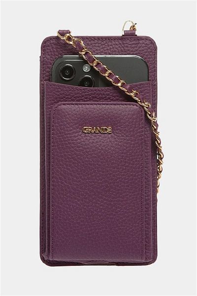 Grande Gd 2783 Genuine Leather Women's Phone Holder, Wallet