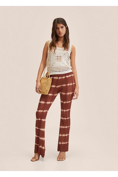 MANGO Woman Cotton Crochet Blouse