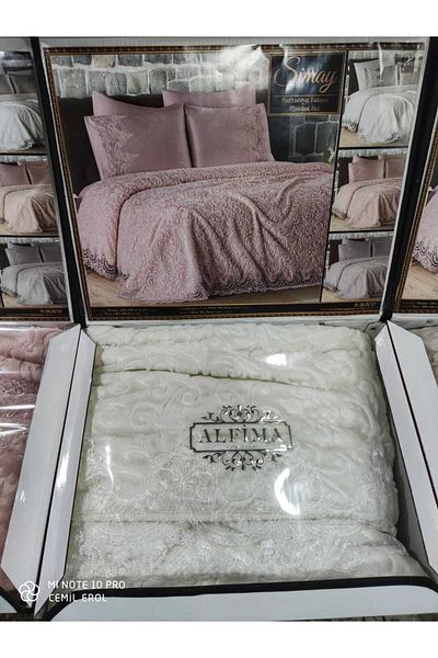 Alfima Ottoman Dowry 6 Piece Blanket Set