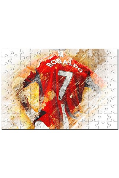 Cakapuzzle Numara 7 Formalı Ronaldo Sırt Görünüm 120 Parça Puzzle Yapboz Mdf ...