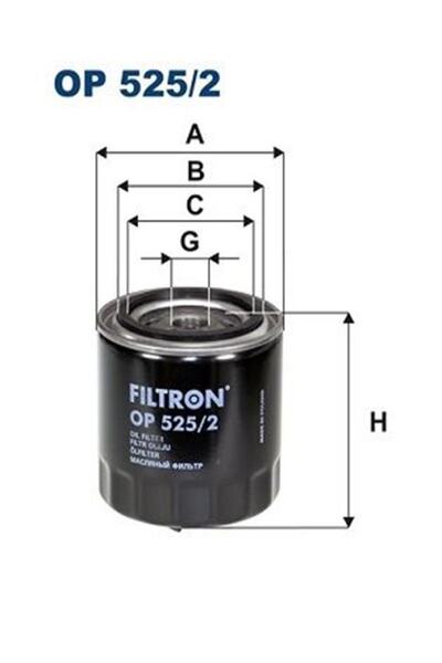 Filtron Op525/2 Yag Filtresi (VOLKSWAGEN: POLO 1.9D-SDİ-CADDY 1.9D) 030115561...
