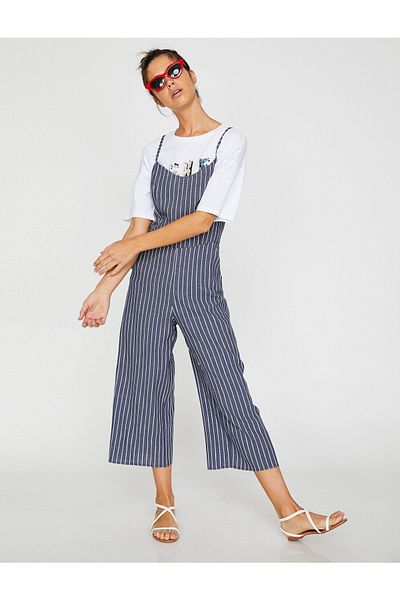 Koton Gestreifter Overall