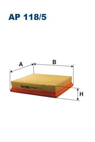 Filtron فلتر هواء Ap118/5 (مرسيدس: Slk 200 96-04)6040940904 (مرحاض517515)