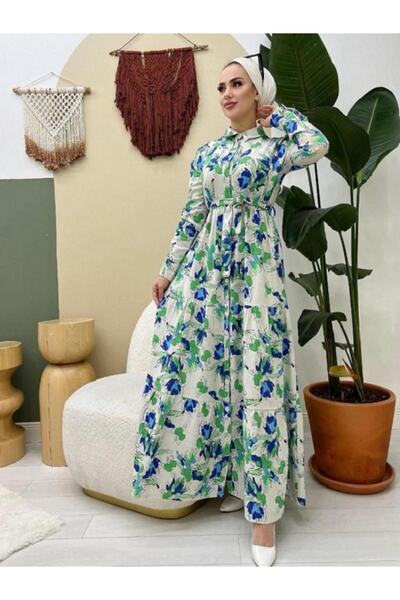 POLEN Tesettür Elbise 1363