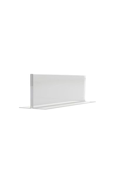 soylu pleksi 10.5X21 cm t Type Horizontal Foil Brochure Holder Transparent Plexiglass - Pack of 5
