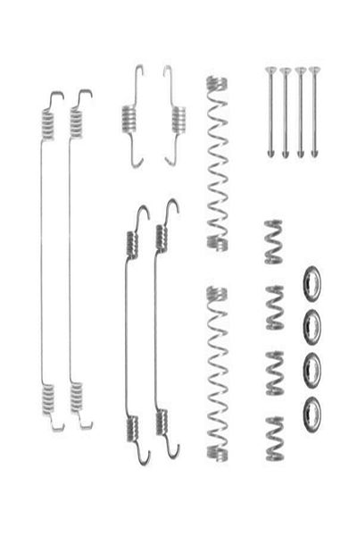 Bosch 1987475304 Accessory Set Brake Shoe Rear (PEUGEOT: 208 İ 1.4 12-)430869 (WE492814)
