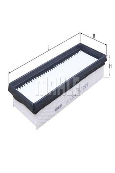MAHLE Smart Fortwo Coupe 1.0 07> Air Filter - 1 Pcs