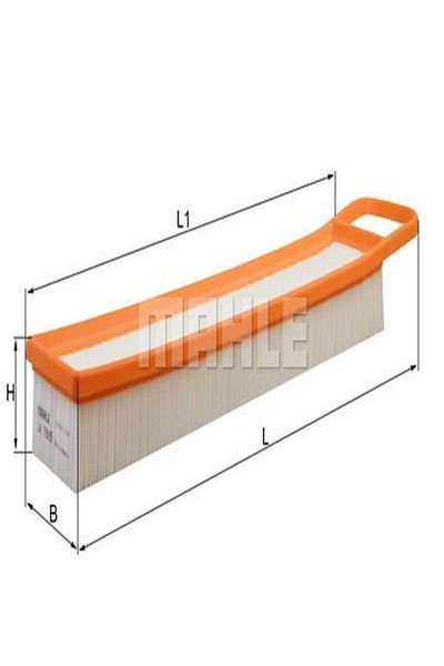 MAHLE Lx1969 Air Filter13717534822, 1444rj Wa125966 Compatible