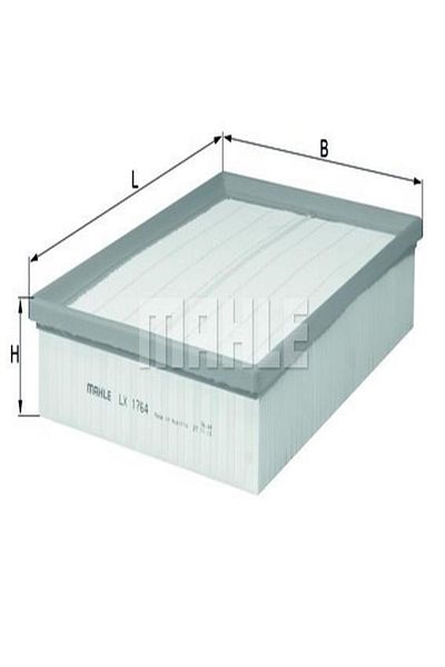 MAHLE Lx1764 Air Filter (LAND ROVER: DISCOVERY II 4.0 04-09 / DISCOVERY IV 2.7 PHE000112 (WA492189)