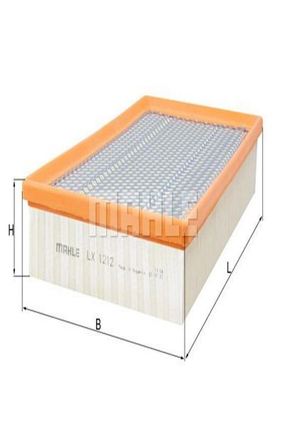 MAHLE Lx1212 Air Filter Bmw E65 7 Series 05 (WE165588)