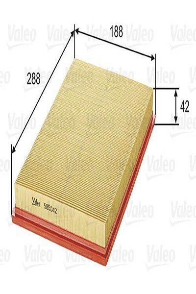 VALEO 585042 فلتر الهواء036198620 وا233216