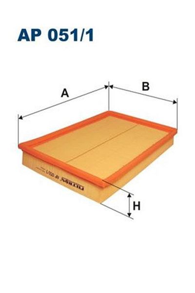 Filtron Ap051/1 Filter Air ( Opel : Corsa C -zafira A - Combo C ) 1.4-1.6-.1.3834157 Ap0511 (WA122695)