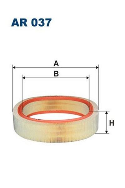Filtron Ar037 Air Filter ( Mercedes M103 / W124-w126 )002094870420948704 (WF331585)