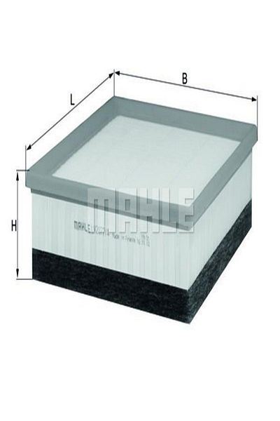 MAHLE Lx2077/4 Air Filter (BMW13718511668 (WC323349)