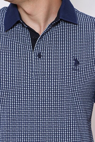 U.S. Polo Assn. Μπλουζάκι πόλο με γεωμετρικό σχέδιο