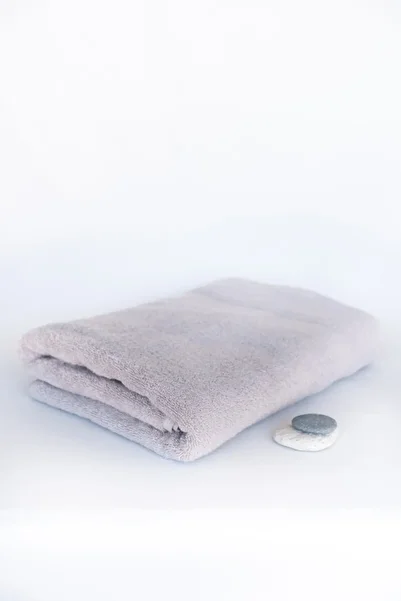Taka Fabrics Wave 100% Cotton Bath, Drying, Guest Towel 3 Pieces Size 70x140 Cm Set Grey, Stone, Indigo