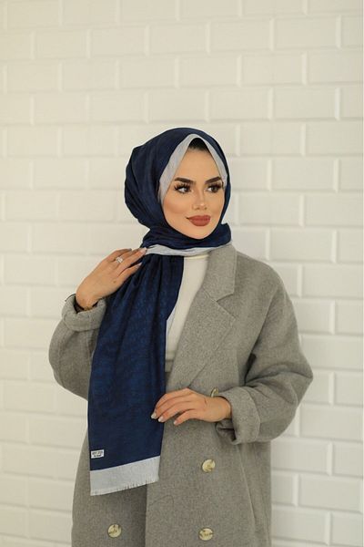MasMavi Monogram Patterned Shawl