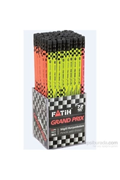 Fatih Grand Prix Silgili Yumuşak Uçlu Kurşun Kalem 1 Adet Silgili Kurşun Kalem