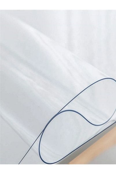 ERKSOLHOME Ceren Transparent Thick Tablecloth 1.4 Mm Width: 140 Cm Cover - Protective