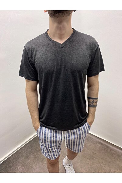 Fifty Color Міцна футболка, що не потребує прасування, антрацит