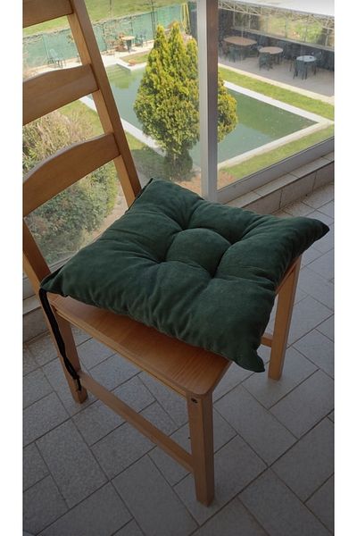 Karasi Khaki 4-Piece Combination Fluffy Square Chair Cushion 40×40
