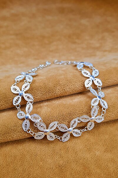 Güzel Gümüşçülük 925 Ayar Gümüş Mardin Midyat Yöresel Telkari El Işçiliği Kad...