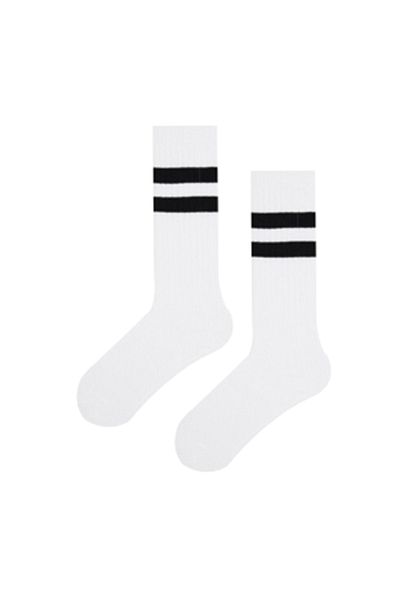 MEM SOCKS Комплект от 2 детски чорапи до коляното на райета