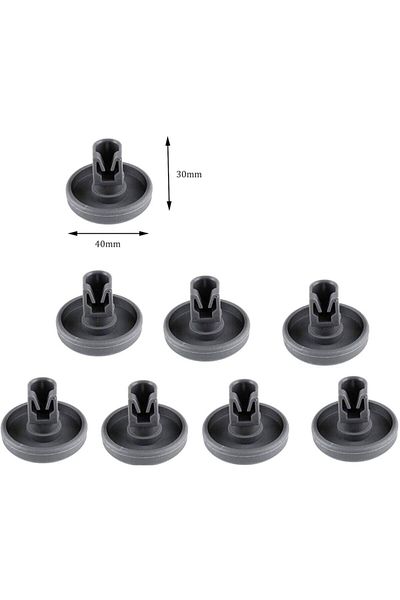 AEG Electrolux Dishwasher - Lower Basket Wheels, 8 Pieces