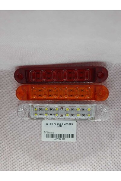 Akyol 12 Led'li Çift Sıra Mercek Lamba Led Pozisyon Lambası